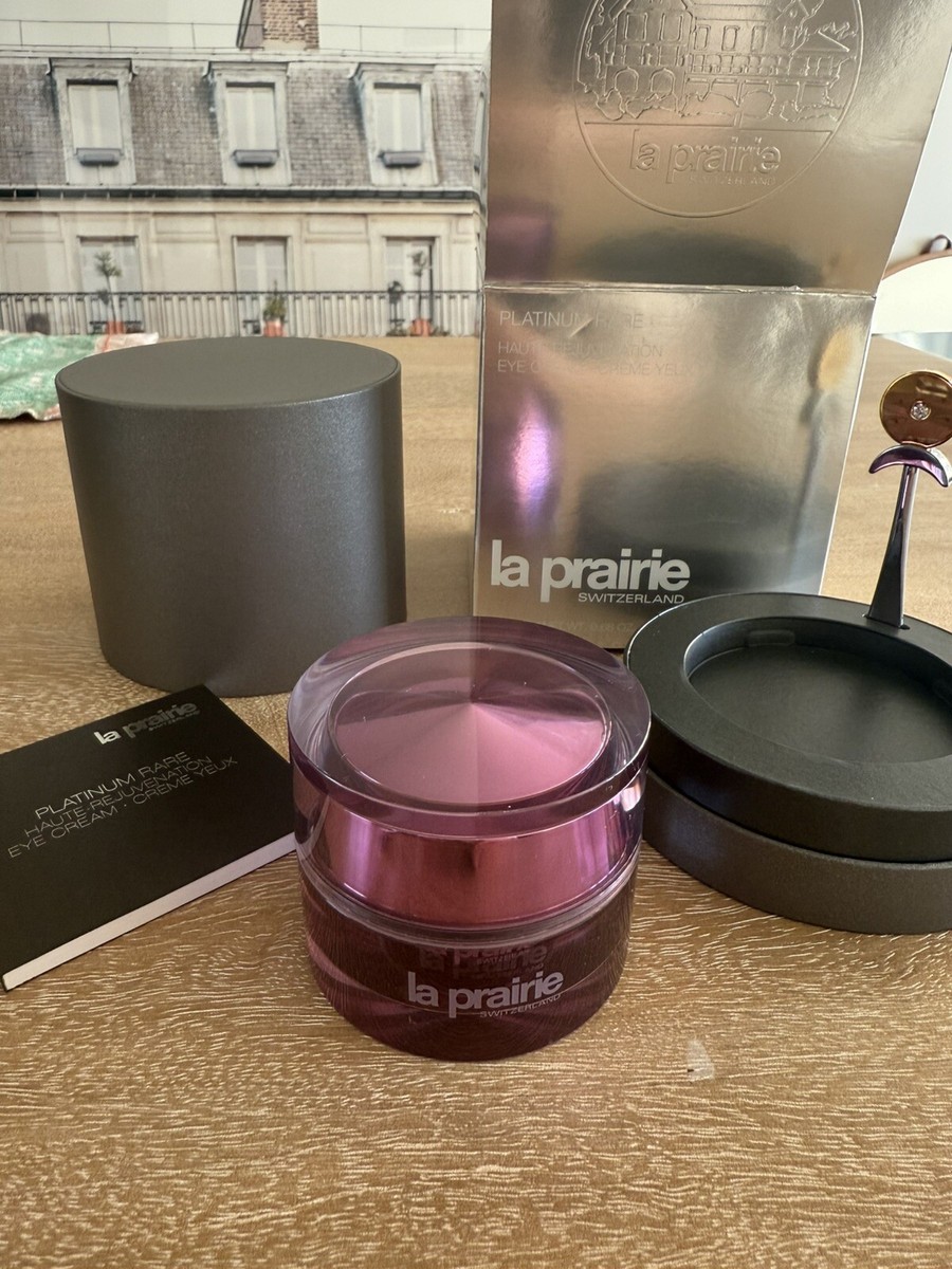 La Prairie Platinum Rare Haute-Rejuvenation Eye Cream EMPTY JAR w
