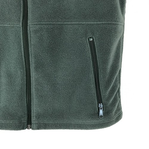 Columbia Cathedral Peak Vest Men's Medium Gray Full Zip Fleece Outdoor Winter - Picture 2 of 8