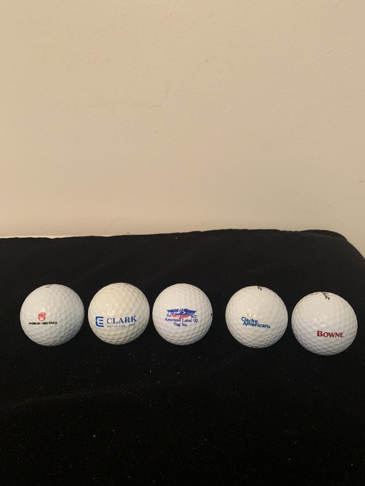 Logo Golf Balls American Greetings, Bowne, American Label, Clarke American
