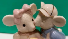 LENOX A PERFECT MATCH MOUSE --- Mice Sweethearts sculpture --- NEW with Stickers