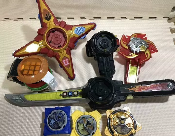 Power Rangers Ninja Steel Ninninger DX Megazord Morpher Star Bundle Bulk  Set