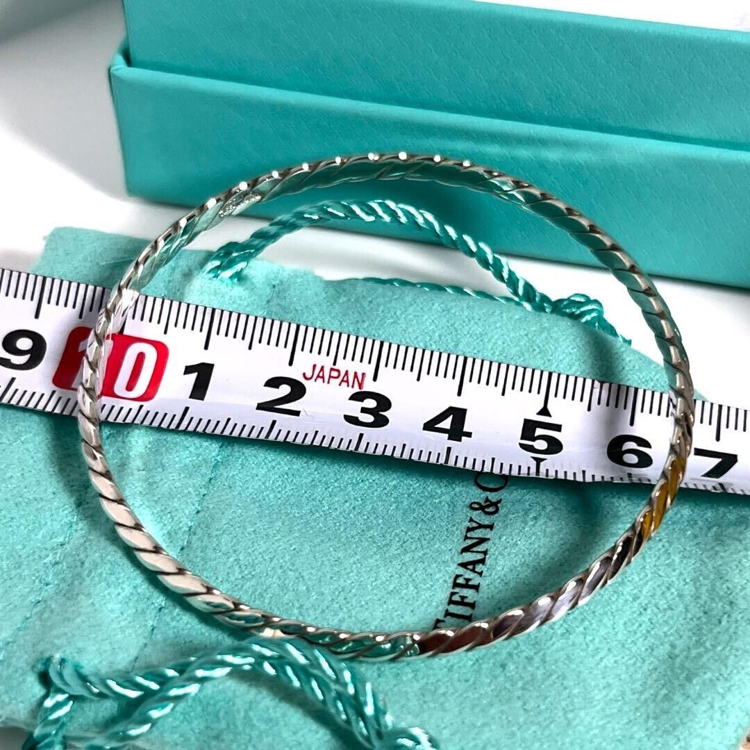 TIFFANY&Co Bracelet Knife Edge Bangle Sterling Silver