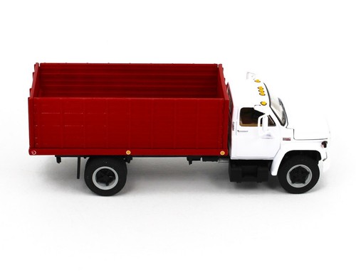 NEW 2021 1:64 DCP *WHITE & RED* GMC 6500 GRAIN TRUCK NIB - Picture 3 of 5