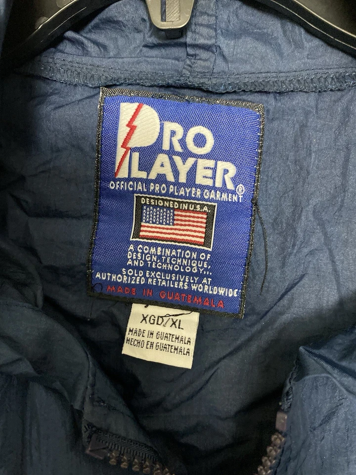 Chaqueta De Colección Años 90 NHL Pro Player Tampa Bay Lightning Azul All Star Game Talla XL Foto 4 de 4