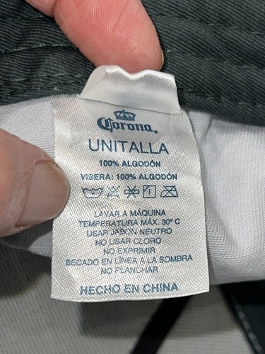 Cappello Corona Green Bill Stripe Front Cancun Riviera Maya berretto cinturino fibbia snapback - Foto 13 di 15