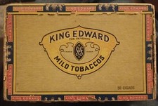 King Edward The Seventh - Imperial - Mild Tobaccos - Empty 50 Cigars Box