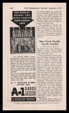 1936 GF Heublein & Bros Photo A1 Steak Sauce ...