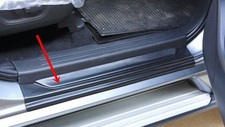 MITSUBISHI PAJERO SPORT 2016 BLACK PLASTIC SCUFF PLATE STEP SET OF4