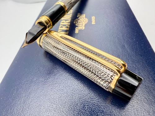 WATERMAN LE MAN 200 RHAPSODY CAVIAR FOUNTAIN PEN FINE 18K - Picture 10 of 12