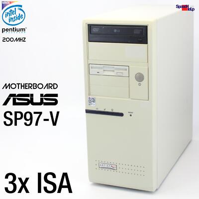 3x ISA SLOT ASUS SP97-V INTEL PENTIUM MMX 200MHZ COMPUTER PC USB ...