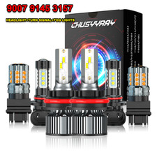 For 1999-2003 Ford F150 Led Headlights Fog Light Bulbsturn Signal Lamp Combo 6x