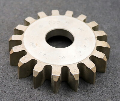PWS Scheibenschneidrad m=6mm EGW 20° Z=17 BP II Ø118x22xØ1 1/4'' Restbreite 16mm