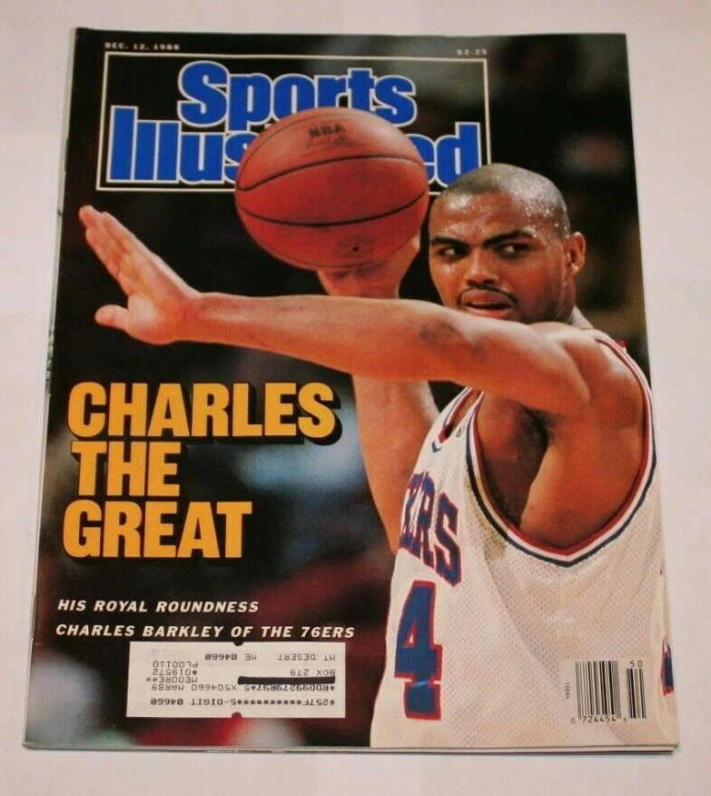 1988 Charles Barkley Sports Illustrated Magazine NBA Basketball 76ers The Great - Image 1 of 1