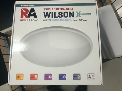 Notfall 25W LED Ultra Slim Wilson X WLX24L5E 4000K Cool White