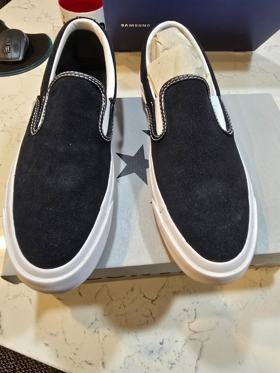 Converse Cons One Star CC Pro Suede Slip - Black/White [160545C