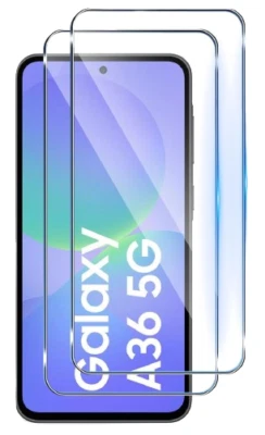 CRACKISN 2x Samsung Galaxy A36 5G Panzer Schutz Glas 9H Hart Displayschutz Tempered Glas