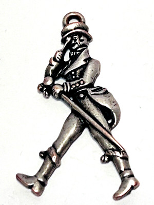 Johnny Walker - Whiskey- keychain, Schlüsselanhänger, Vintage, Werbung, Figur