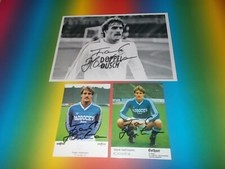 Frank Hartmann 1.FC Cologne signed autograph 20x28 photo + 2 postcards