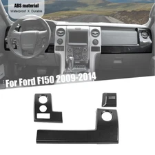 Center Console Dashboard Panel Cover Trim for Ford F150 09-14 Carbon Fiber 