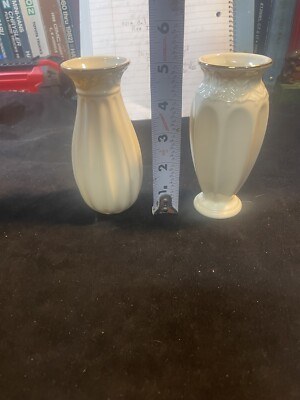 2- GORGEOUS LENNOX BUD VASES. Mint Very Nice. 