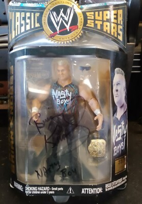 SIGNED WWE Jakks Classic Superstars Collector Series 12 NASTY BOY Brian Knobbs 