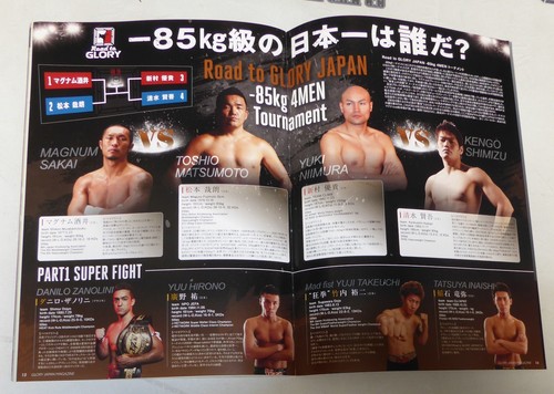 Jerome Le Banner Peter Aerts +6 Signed Glory 8 Event Program PSA/DNA COA Auto'd - Picture 10 of 24