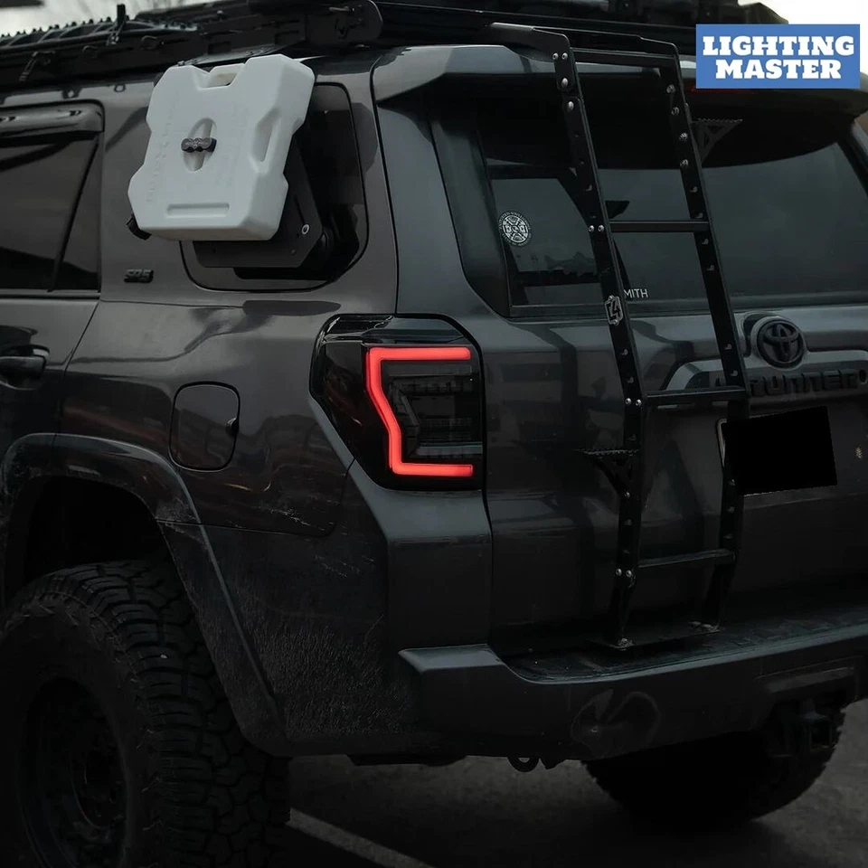 Conjunto de luces traseras LED ahumadas para Toyota 4Runner 2010-2024 secuenciales un par Foto 4 de 4