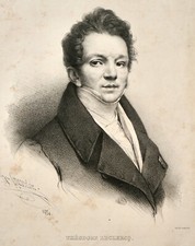 THEODORE LECLERCQ PLAYWRIGHT (1777-1851) PARIS PORTRAIT 19th century engraving