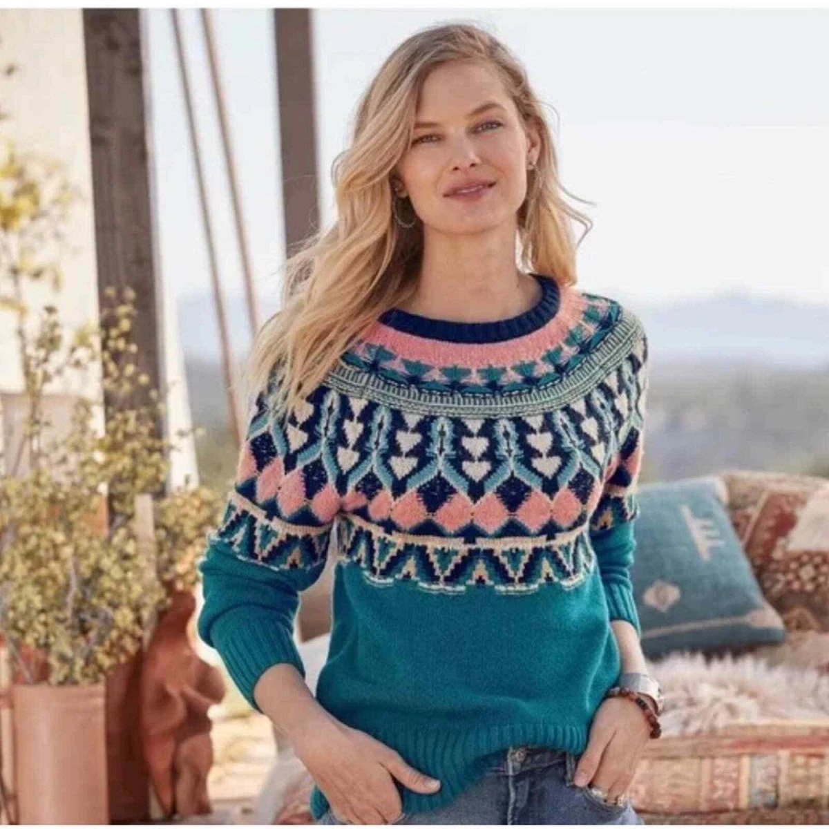 Sundance fair isle sweater sale