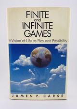 James P. CARSE, FINITE and INFINITE GAMES, 1ST ED. / 1ST PRINT., FULL # LINE, DJ