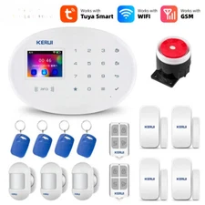 Tuya WIFI GSM Alarm System Buglar RFID APP Wireless Motion Sensor Detector 