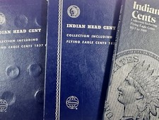 Indian Head Penny Collection Book Set With Rare 1909 20 Coin Lot