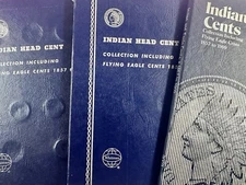 Indian Head Penny Collection Book Set With Rare 1909 20 Coin Lot
