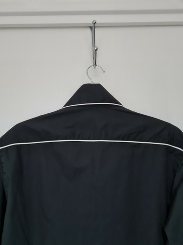 Guid London Mens Black/white Trim Long Sleeve Shirt Size L - Picture 10 of 10