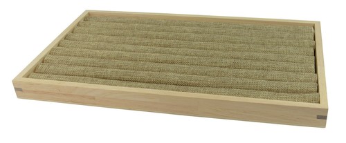 Stackable Natural Wooden Jewellery Display Tray with Choice of Insert - Picture 27 of 30