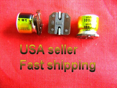 4pc 100uf 35v SMD Nichicon electrolytic