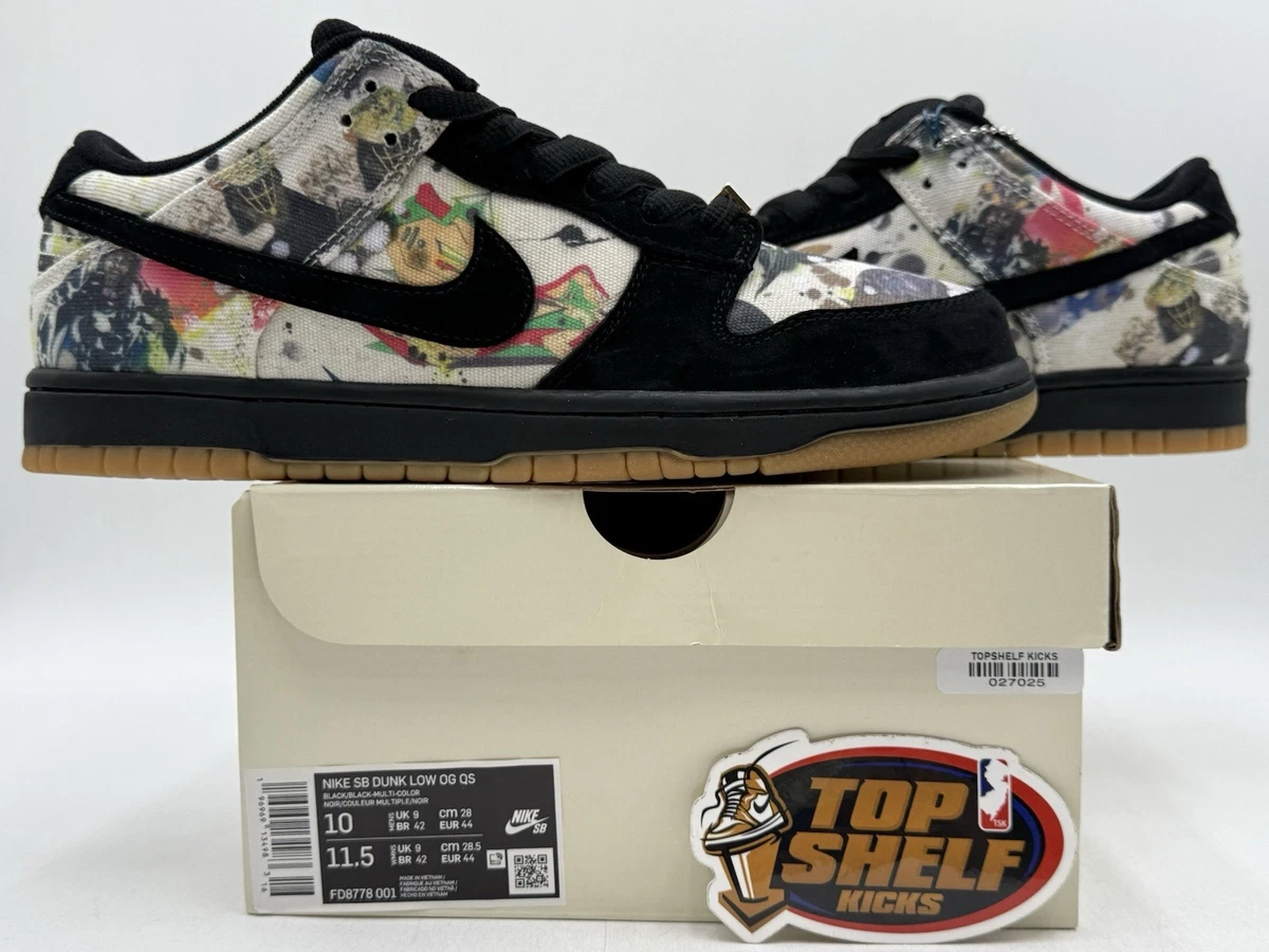 Preços baixos em Nike SB Dunk Low x Supreme Rammellzee | eBay