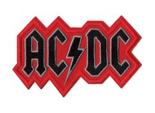 ACDC Sew On Patch Australian Rock  Roll Hard Blues Rock Heavy Metal Band Logo