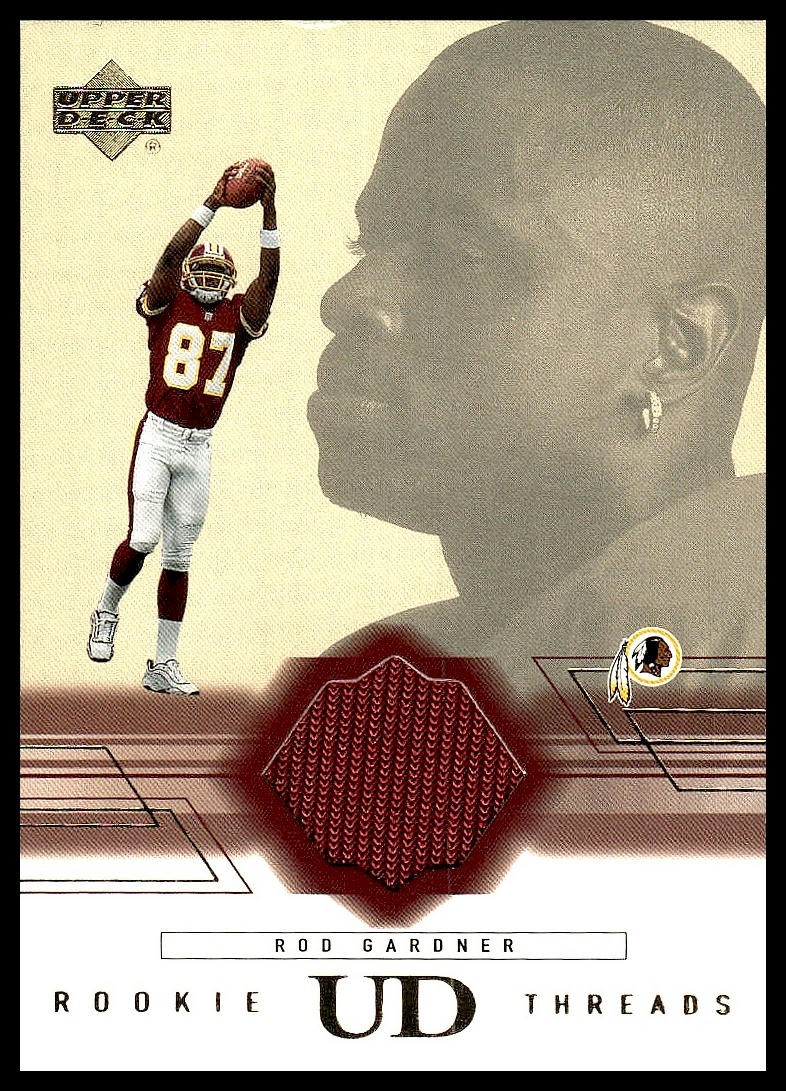 Rod Gardner Upper Deck Rookie Threads #RTRG Rookie Threads