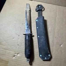 Dacor Divers Tool Knife Steel Blade Pry Bar Tip Snorkeling Japan W/ Sheath