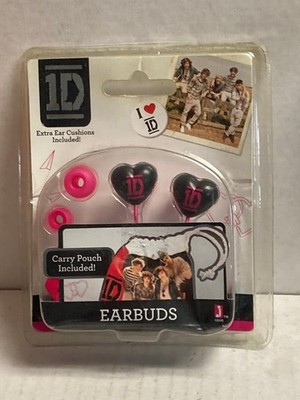 New Sealed One Direction Earbuds Carry Pouch Included