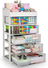 5-Drawer Desktop Storage Organizer - Office and Craft Supply Drawers