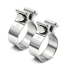 2.5 Inch Exhaust Clamp 2 12 Narrow Band Muffler 2.5in 2pcs Narrow Band Clamp 2.5 Inch Exhaust Clamp 2 12 Narrow Band Muffler 2.5in 2pcs Narrow Band Clamp