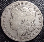 Key Date 1904-S Morgan Silver Dollar - Fine