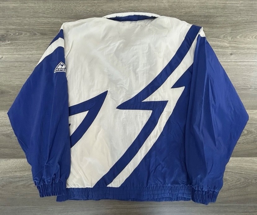 VTG 90s Kentucy Wildcats Windbreaker Jacket Apex One Shark Tooth szL Retro Adult