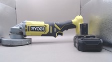 RYOBI ONE+ 18V 4 1/2 IN ANGLE GRINDER W/WHEEL W/BATT MODEL PCL445B (CJL007504)