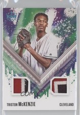 2021 Diamond Kings DK Materials Holo Platinum Blue 19/25 Triston McKenzie 2g8