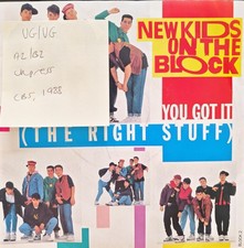 New Kids On The Block You Got It Vinyl Record 7" VG/VG BLOCK2 1989