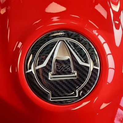 3D Aufkleber Tankdeckel kompatibel mit Ducati Streetfighter V2 2022-2024