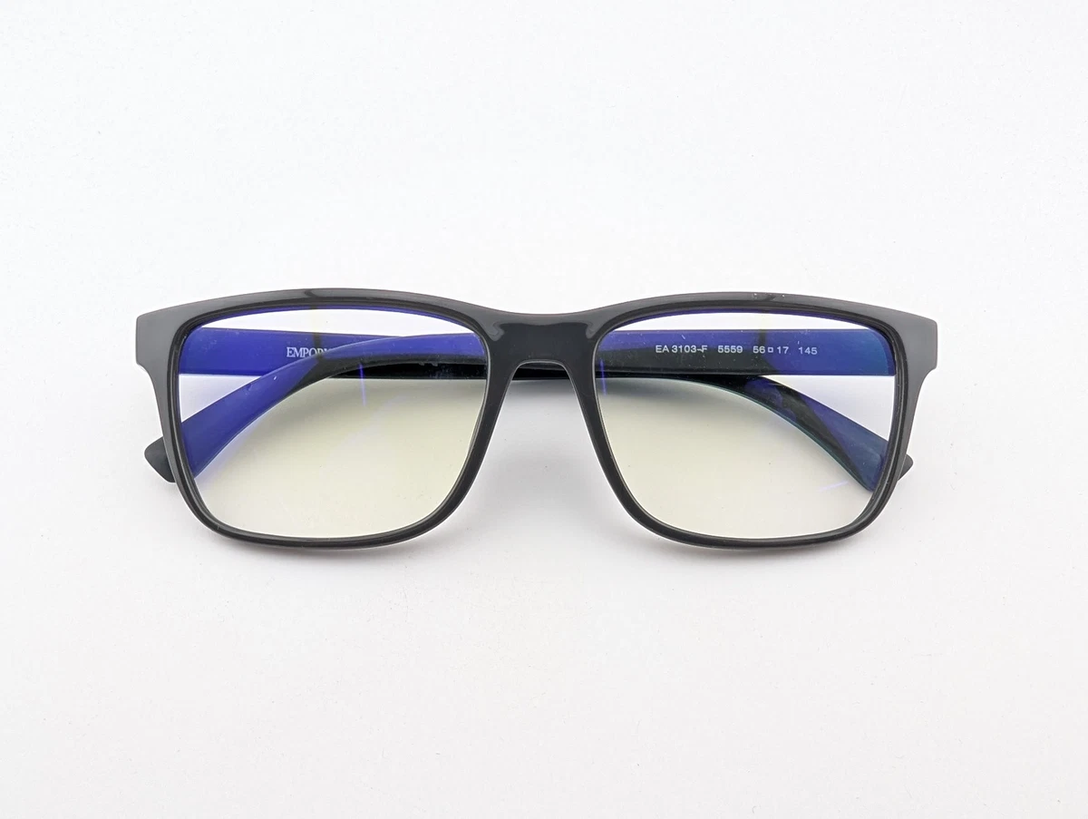 Emporio Armani Plastic Frame Square Eyeglass Frames for sale  display picture 2